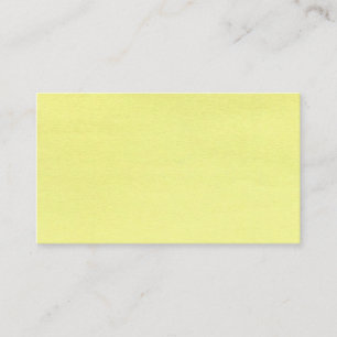 Este é um Cartão de visita amarelo projetado