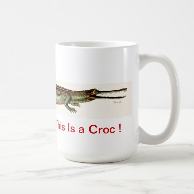 Este é um Croc! - CANECA (Direita)