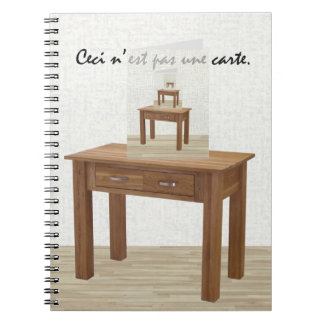 Este é um não cartão mas um caderno espiral
