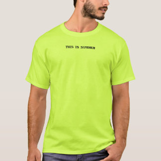 Este é verão" Camisa de T Gráfico Negrito para S V