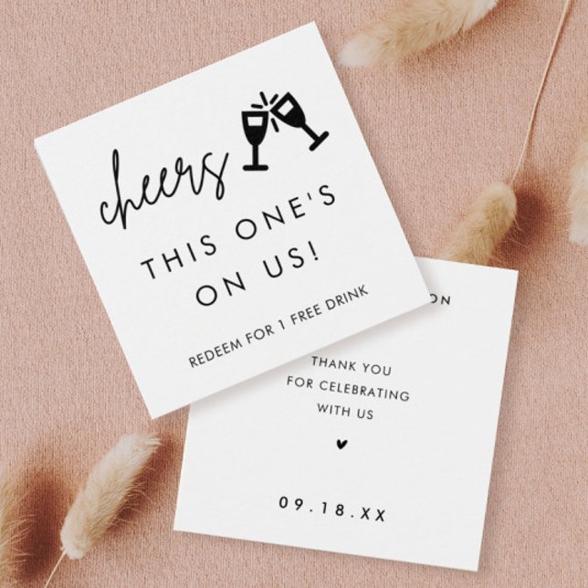 Este Está Em Nós Bebendo Vouchers De Casamento (Criador carregado)