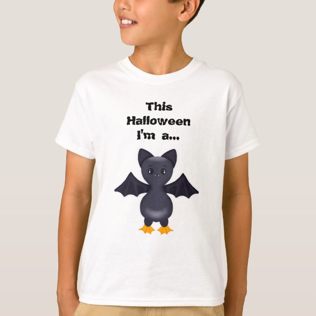 Este Halloween sou uma camiseta de crianças engraç (Frente)