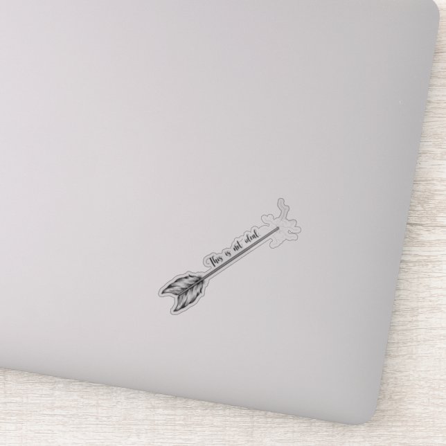 Este não é o adesivo ideal - B&W (Detalhe)