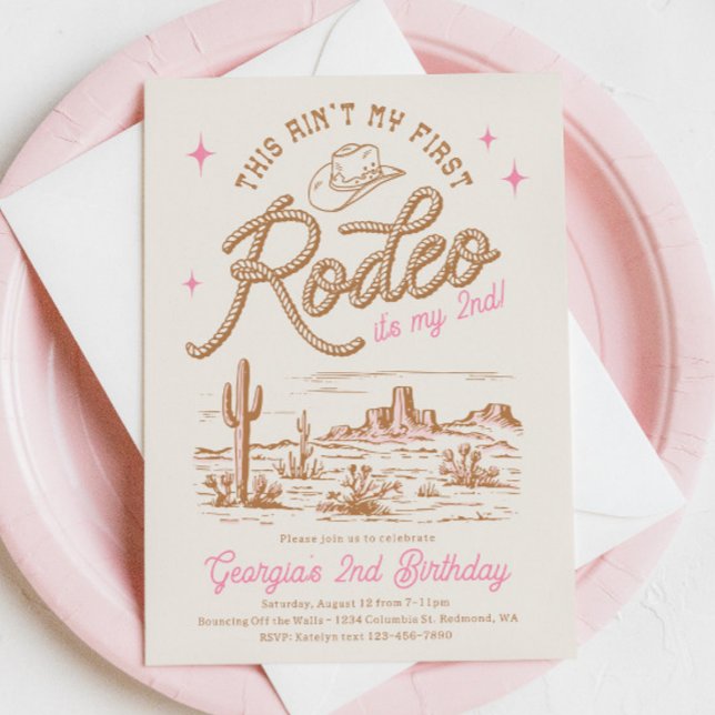 Este não é o meu primeiro convite para rodeios (Criador carregado)