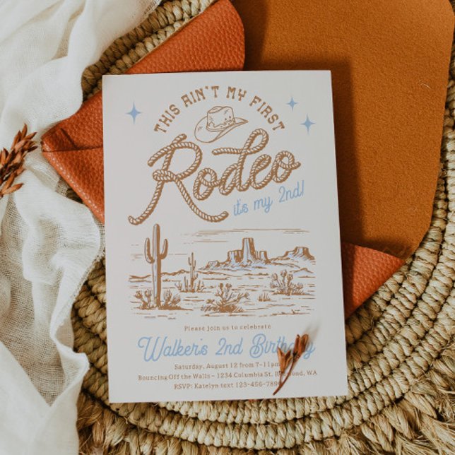 Este não é o meu primeiro convite para rodeios (Criador carregado)