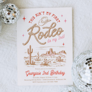 Este não é o meu primeiro convite para rodeios