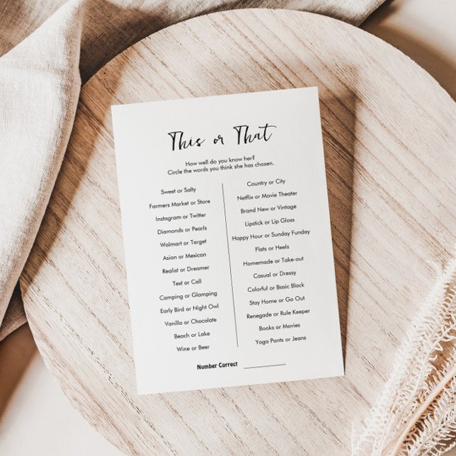 Este ou Aquele Cartão de Jogo (Criador carregado)