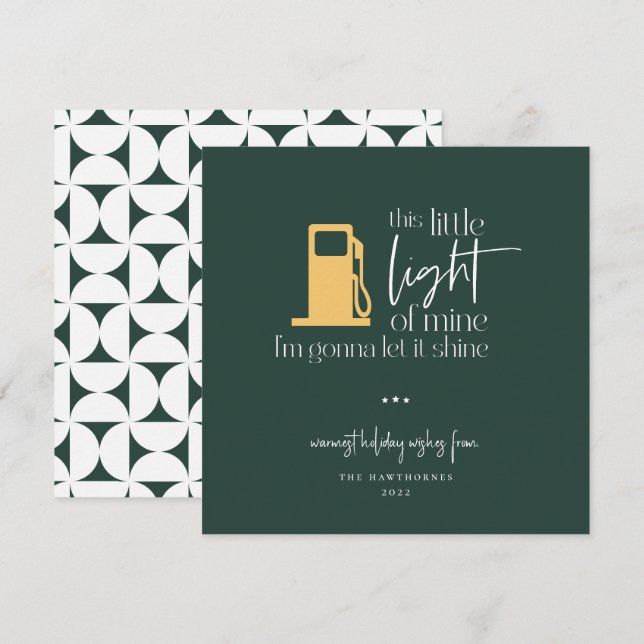 Este Pequeno Gás Ligeiro E Fundido Natal (Frente/Verso)