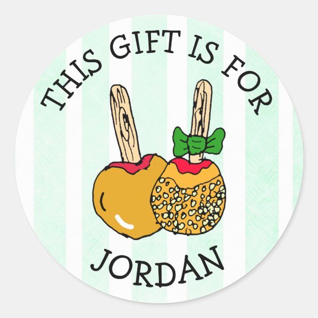 Este presente é para (Adicionar nome) Etiqueta de  (Frente)