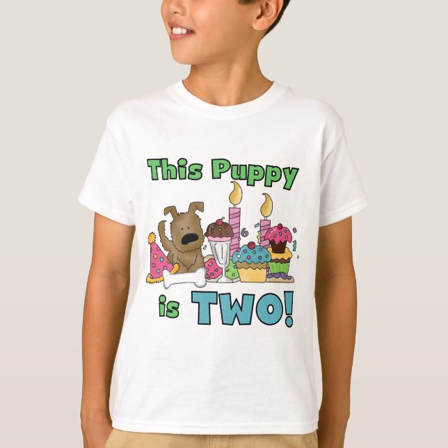Este Puppy é dois Camisetas e presentes (Frente)
