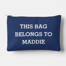 Este Saco Pertence Ao Nome Cosméticos Pouch