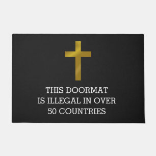 Este tapete de porta é ilegal em mais de 50 países