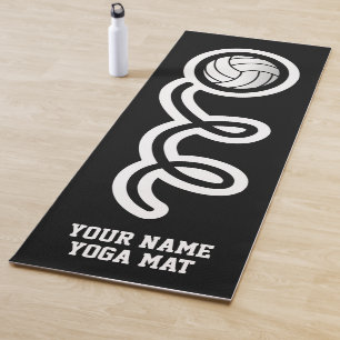 Esteira de yoga personalizada com nome esportivo d