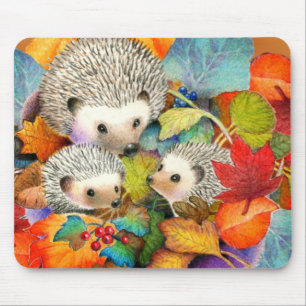 Esteira do rato de Mousepad do ouriço da queda