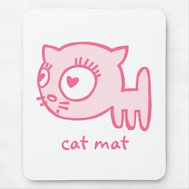 esteira Mousepad do gato do Gato-um-porteiro (Frente)