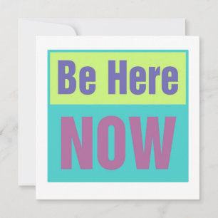 Esteja Aqui Agora Convite