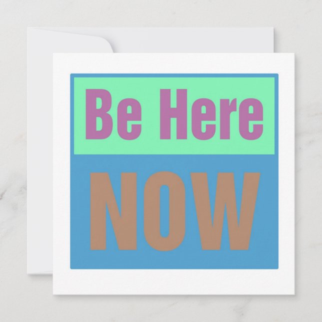 Esteja Aqui Agora Convite (Frente)