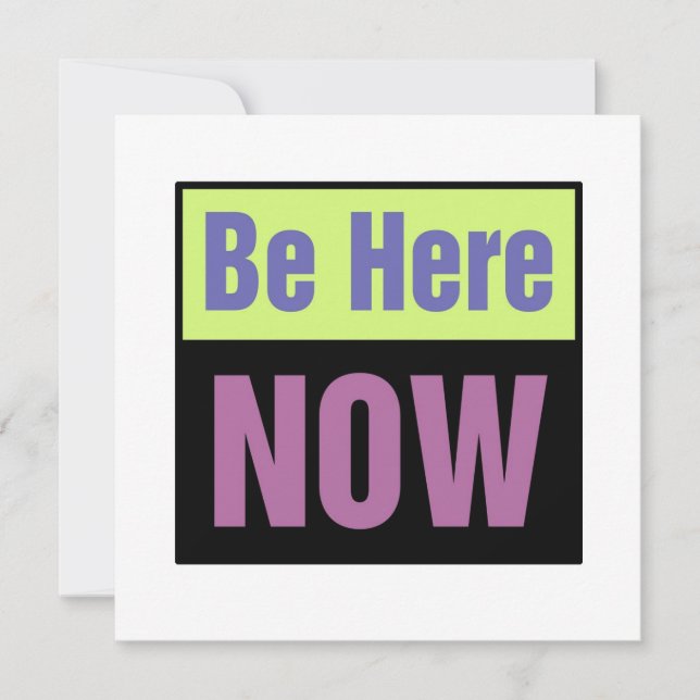 Esteja Aqui Agora Convite (Frente)