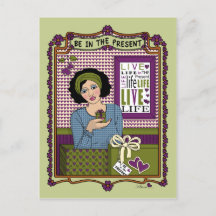 Esteja no cartão postal do Present_A_