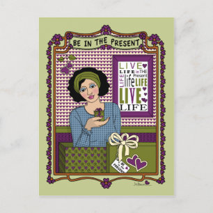 Esteja no cartão postal do Present_A_