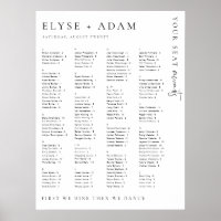 Estelle Modern Minimamente Poster de Assentos Alfa