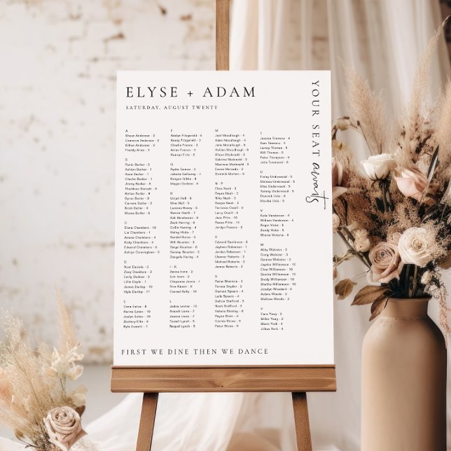 Estelle Modern Minimamente Poster de Assentos Alfa (Criador carregado)