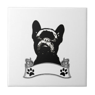 Estêncil do buldogue francês personalizado