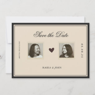 Estética Clássica Vintage para Salvar a Data