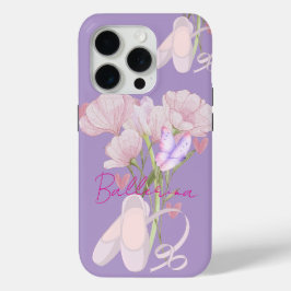Estética de Bailarina Floral Vintage Roxa