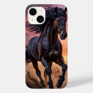 Estética de cavalo preto Animal Artístico Elegante