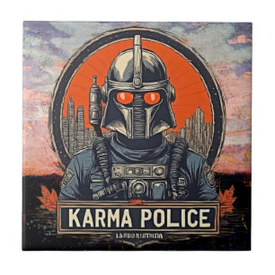 Estética Steampunk - Polícia de Karma do SciFi Ret
