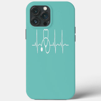 Estetoscópio Batimento Cardíaco EKG Enfermeira Méd