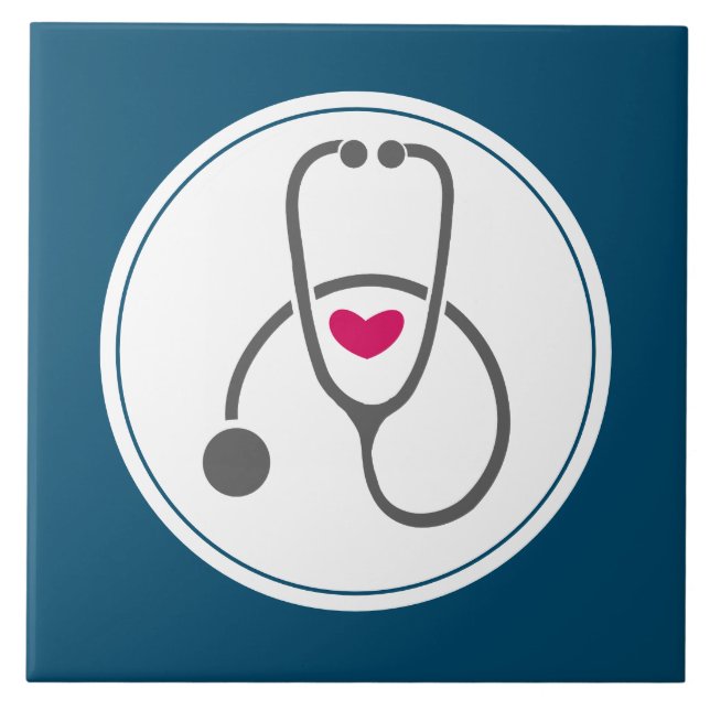 Estetoscópio de Enfermagem de Cinzas Simples com C (Frente)