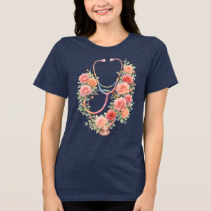 Estetoscópio Rosa Floral Pink