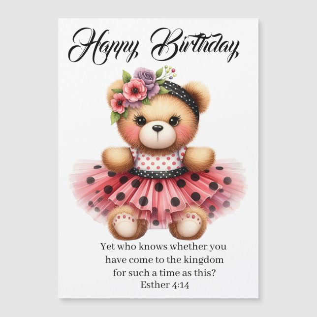 Esther 4:14 Birthday Card (Frente)