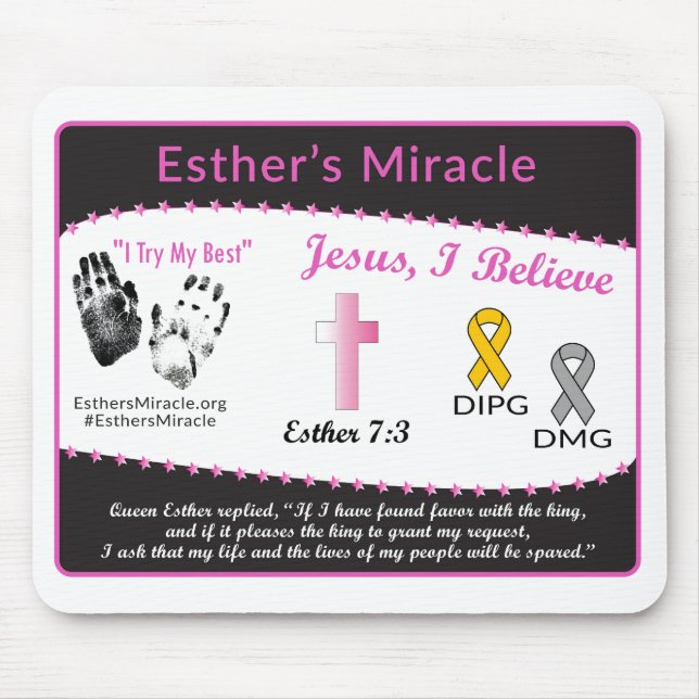Esther's Miracle Computer Mouse Pad (Frente)