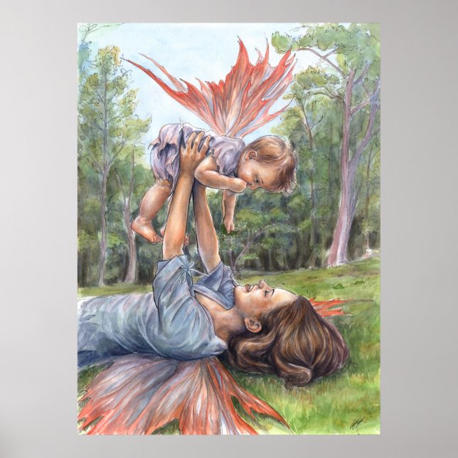 Esticando a Poster das Asas (Frente)