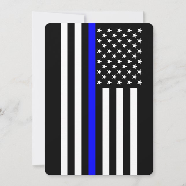 Estilo Americano Thin Blue Line (Frente)