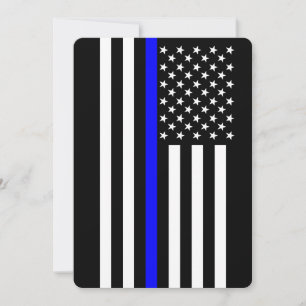 Estilo Americano Thin Blue Line