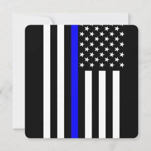 Estilo Americano Thin Blue Line