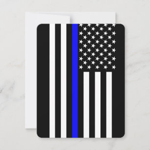 Estilo Americano Thin Blue Line