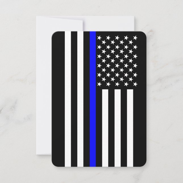 Estilo Americano Thin Blue Line (Frente)