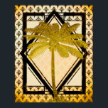 Estilo antigo Art Deco Palm Poster<br><div class="desc">Se você optar por fazer o download, a sua loja Walgreen local fará posters de conselho do seu download em tamanhos diferentes e em várias texturas a um preço muito bom. Às vezes com desconto. Uma dica do meu amigo dos EUA. Para o Reino Unido, veja "Digital Printing" (Impressão digital)...</div>