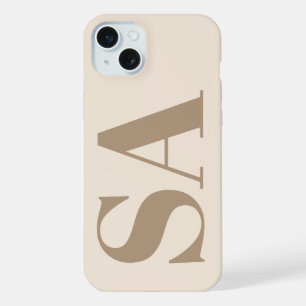Estilo Antigo Branco com Estojo Monograma Case-Mat