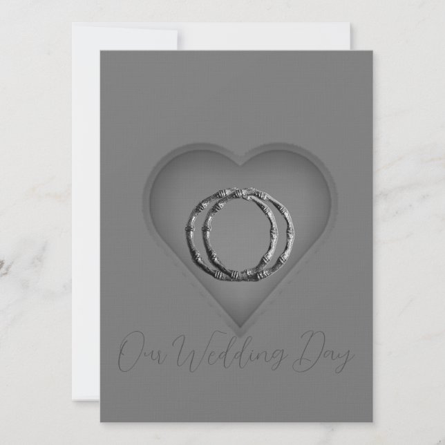 ESTILO ART&DESIGN da placa plana de convite para o (Frente)