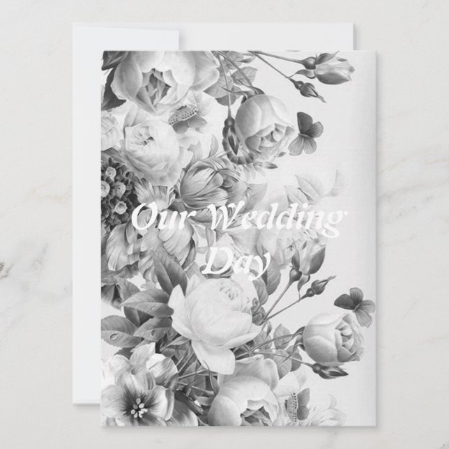 ESTILO ART&DESIGN DO CONVITE DE CASAMENTO (Frente)