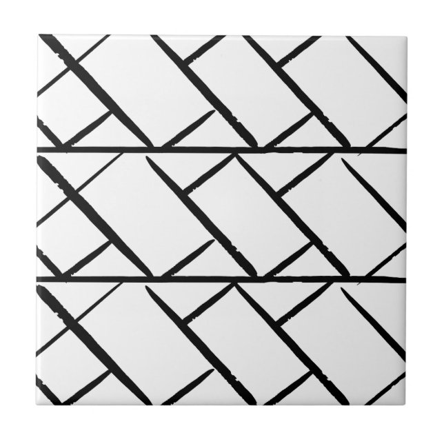 Estilo Artístico Herringbone Backsplash (Frente)