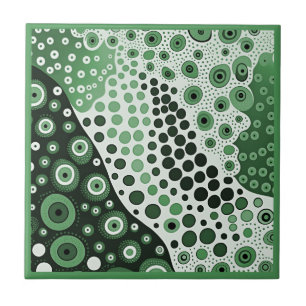 Estilo artístico original verde 2 de 9 Azulejos ce