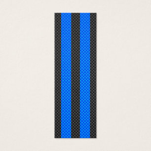 Estilo azul desportivo da fibra do carbono que
