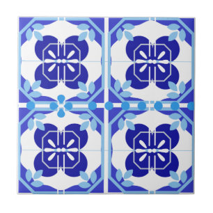 Estilo Azulejos de Marinho Azulejos Brilhante